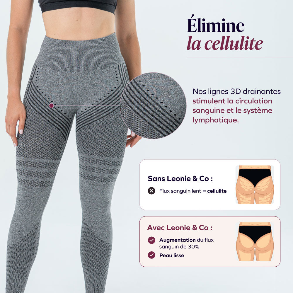 Legging à technologie 3D sculptante Leonie & Co