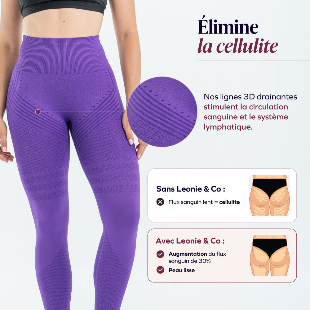 Legging à technologie 3D sculptante Leonie & Co