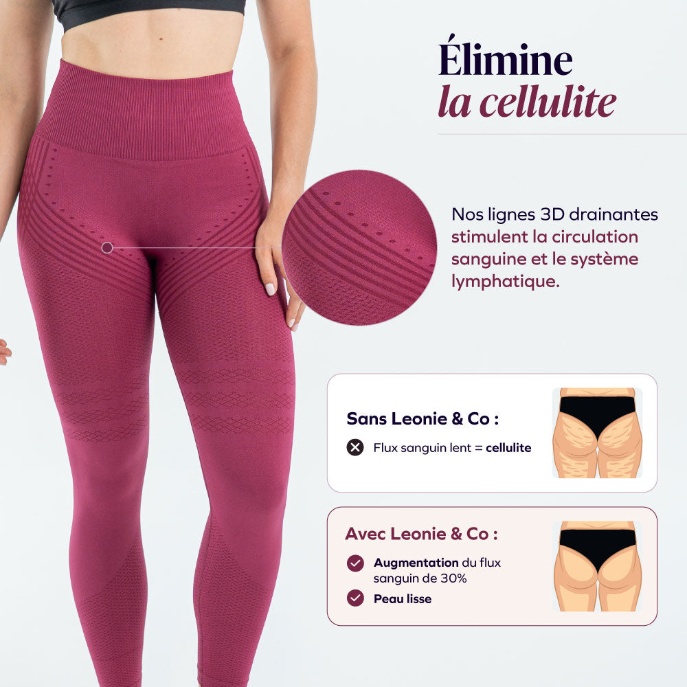 Legging à technologie 3D sculptante Leonie & Co