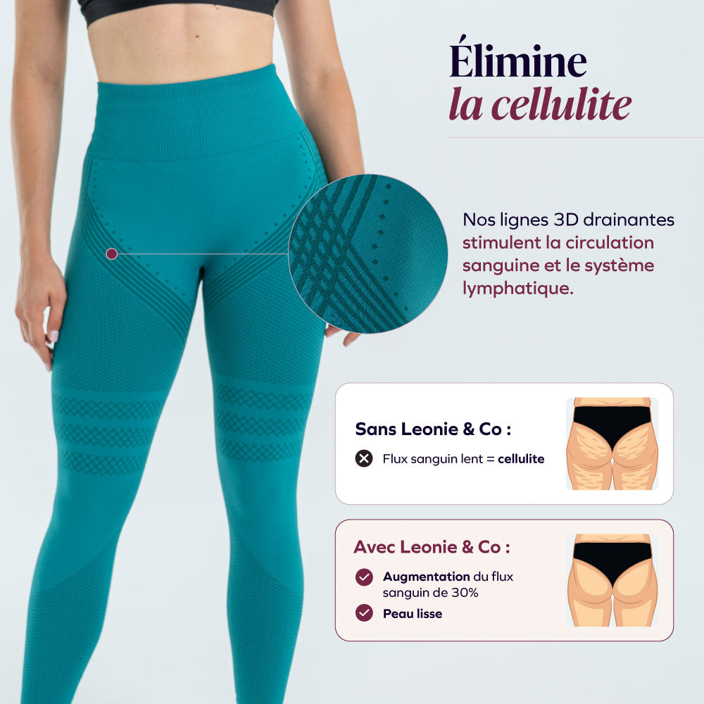 Legging à technologie 3D sculptante Leonie & Co