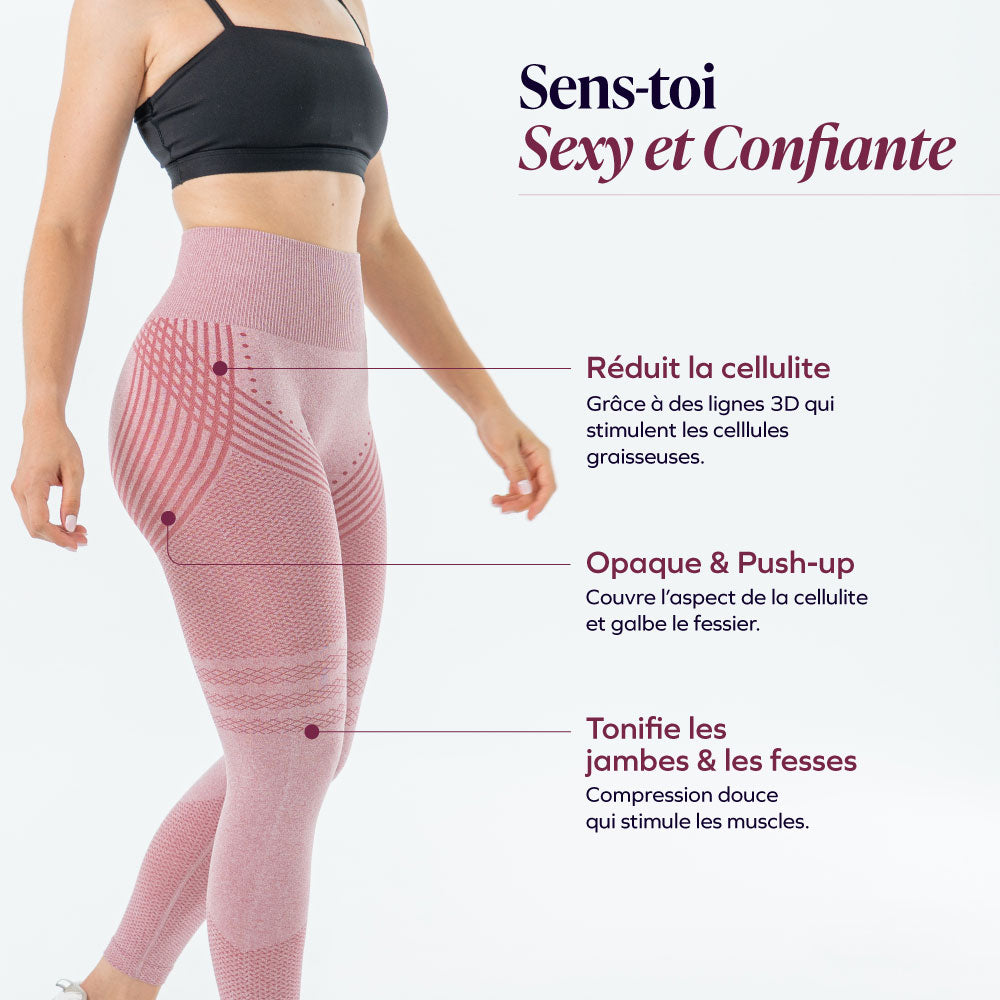 Legging 3D | Rose Pastel
