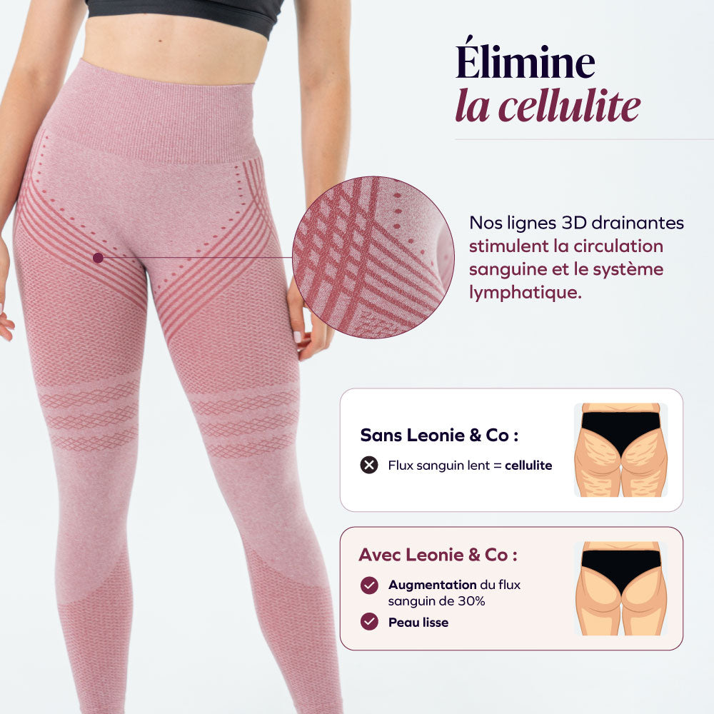 Legging à technologie 3D sculptante Leonie & Co