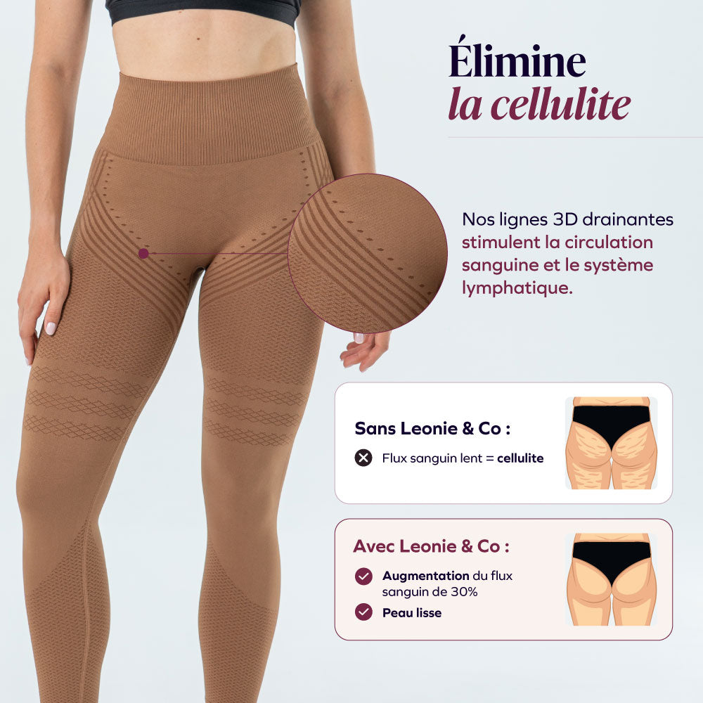 Legging à technologie 3D sculptante Leonie & Co