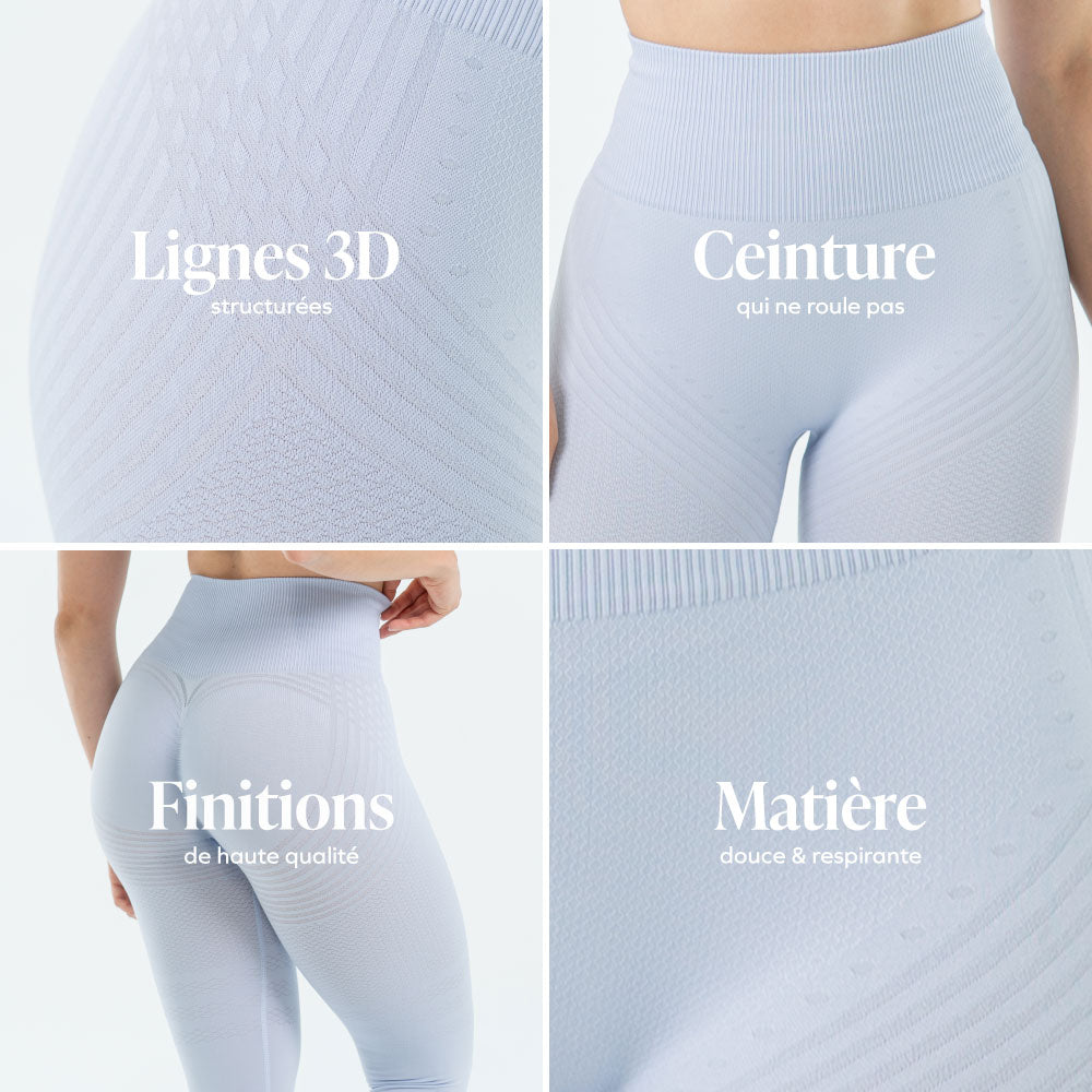 Legging 3D | Violet Clair