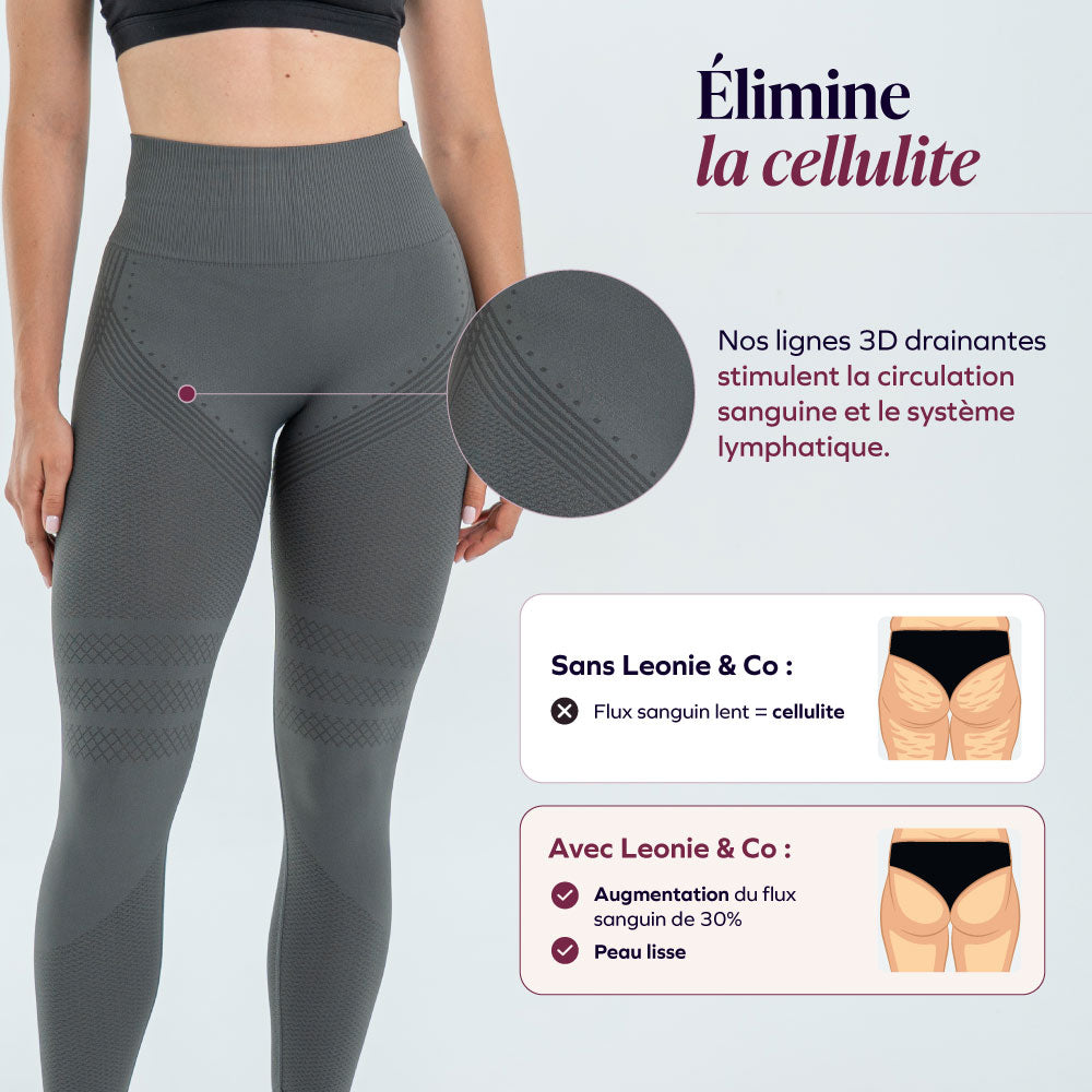 Legging à technologie 3D sculptante Leonie & Co