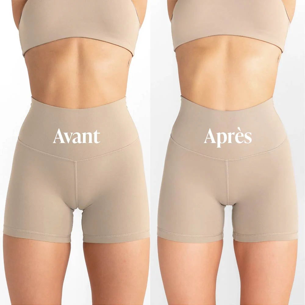 Tanga taille haute noir (Lot de 3)