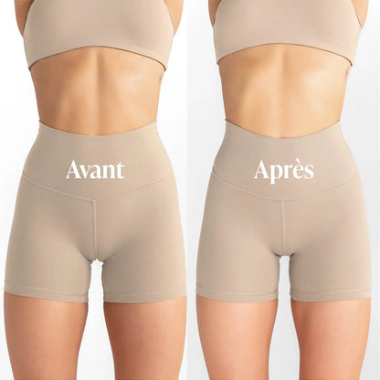Tanga taille haute noir (Lot de 3)