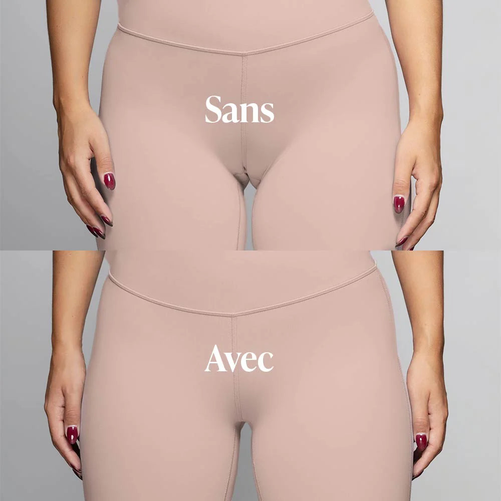 Tanga taille mi-haute nude (Lot de 3)